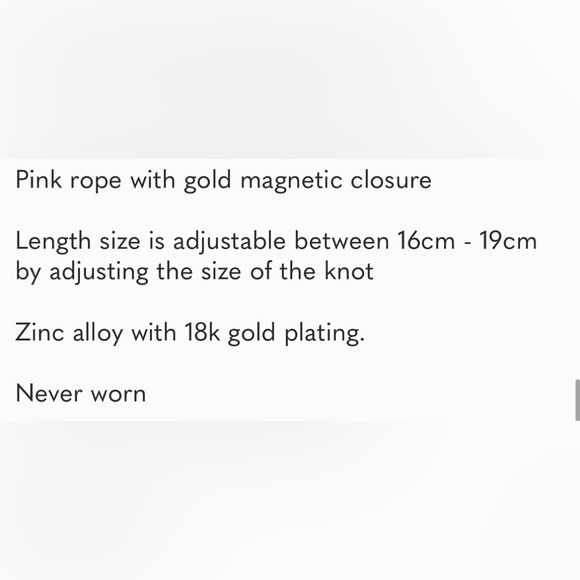 Leo Mazzotti Minimalist Rope Bracelet - PINK - Picture 4 of 6